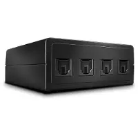 Lindy 70437 - Automatische audio-omschakelaar, Toslink, 4 poorten