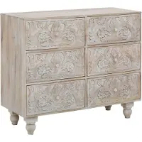 Notio Living Malati-Commode - 6-laden - Lichtbruin