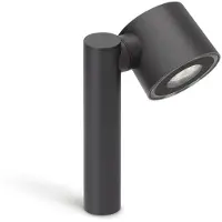 Lombardo Clic Garden Bolder Integrated LED | 4000 K | Dark Grey IP65 Lichtbron Inbegrepen
