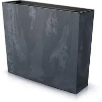 Prosperplast Urbi Case Beton Effect Collection 58x18x49.8 Cm Flowerpot Zilver