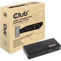 Club 3D HDMI 2.0 UHD SwitchBox 4 Ports