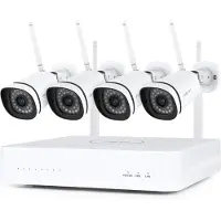 Foscam Beveiligingscamera Set Fn8108w-b4-1t Kit Wit