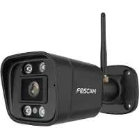 Foscam V8P Beveiligingscamera - 4K/8MP - Dual-band - WiFi - Camera met geluid- en lichtalarm - Zwart