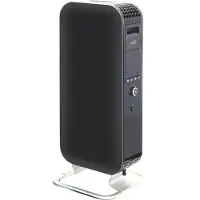Mill AB-H1000DN BLACK - design olieradiator - 1000 Watt - droogt de lucht niet uit - stil - zwart- 5 jaar garantie