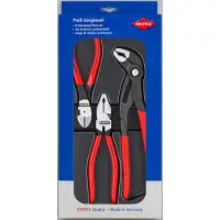 Knipex 00 20 10 3-delige Kracht Tangenset