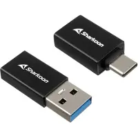 Sharkoon OfficePal USB-C adapter Set bestaande uit 1x USB-A naar USB-C en 1x USB-C naar USB-A