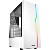 Sharkoon 4044951032006 Gehäuse RGB Slider ATX 1xGlas weiß