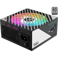 Asus ROG LOKI SFX-L 750W GAMING - Voeding ATX12V 3.0, SFX, SFX-L - 80 Plus Platinum - 750 Watt - Modulair - 100-240 Volt wisselstroom V - zwart, zilver