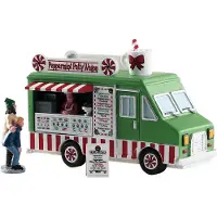 Lemax Peppermint food truck set of 3