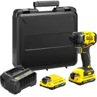 Stanley SFMCF810D2K FATMAX V20 Accu slagschroevendraaier 170Nm Brushless 18V 2.0Ah in koffer
