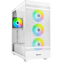 Sharkoon PC-behuizing - - Rebel C50 - Wit - RGB - ATX