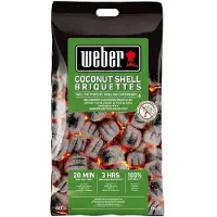 Weber kokosnoot briketten 8 kg