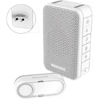 Honeywell - Bel Draadloos Plug 150M 6Mel 84Db Wit - Wit