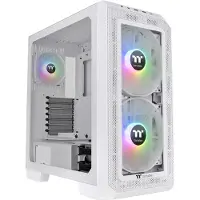 Thermaltake CA-1P6-00M6WN-00 Midi-tower PC-behuizing Wit LCS-compatibel, Zijvenster, Geschikt voor DIY-waterkoeling, Geschikt voor AIO-waterkoeling, 2