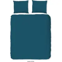 Pure dekbedovertrek uni - petrol - microvezel - 240x220