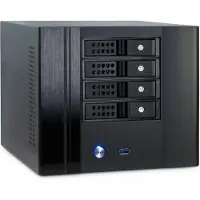 Inter-Tech SC-4004 Mini-tower PC-behuizing Zwart