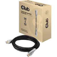 Club 3D CAC-1310 HDMI-kabel HDMI Aansluitkabel HDMI-A-stekker, HDMI-A-stekker 3.00 m Zwart Gesleeved
