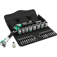 Wera 8100 SB 9 Zyklop Speed-ratelset, 3/8"-aandrijving, inch , 29 -delig - 1 stuk(s) - 05004049001