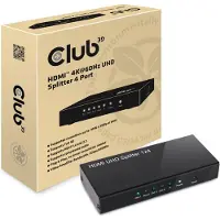 Club 3D HDMI 2.0 UHD Splitter 4 Ports