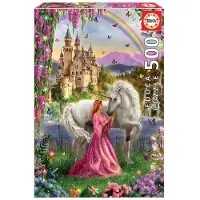 Sonstige Verlage -Puzzel - Sprookjes en Unicorn - 500 stukjes - Legpuzzel