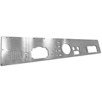 Rugged Ridge 76-86 Jeep CJ Stainless Steel Dash Panel w/ Gauge / Radio / Speaker Cut-Outs - 11144.12