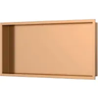 Luca Inbouwnis Sanitair 60x30x6,5cm RVS Geborsteld Koper PVD