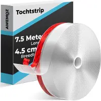 Awemoz Tochtstrip 7,5 Meter Lang x 4,5 cm Breed - Tochtstrips voor Deuren - Tochtstopper - Tochtrol - Tochtband