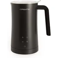 Create - Verwarmer voor melkopschuimer - 580ml - 75 °C - Zwart - MILK FROTHER STUDIO