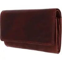 Mustang Leer portemonnee Udine Wallet with Flap Brown bruine