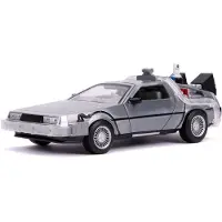 Jada DeLorean uit "Terug naar de toekomst 2", met Hoover-accessoire en lichteffecten, modelauto schaal 1:24, Toys
