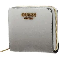 GUESS Portemonnee Lossie SLG Zip Around Wallet Grey Grijs