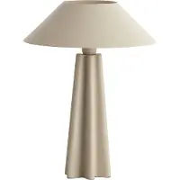 Light & Living Zand schemerlamp Cukai met metalen kap