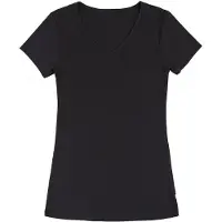 Joha - Women's Blouse S/S - Merino-ondergoed L, zwart