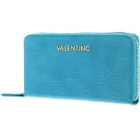 Valentino Portemonnee Montmartre Re Zip Around Wallet Turchese Turquoise