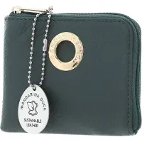 Mandarina Duck Leren Portemonnee Mellow Leather Wallet Dark Forest Donkergroen