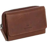 Mustang Leren Portemonnee Como Heze Wallet Brown Bruine