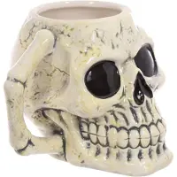 Puckator Beker/Mok - Schedelvorm - Skull&Bones - Dolomiet Keramiek - 460ml