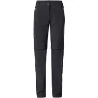 Vaude Women's Farley Stretch ZO T-Zip Pants II, wandelbroeken, dames, zwart