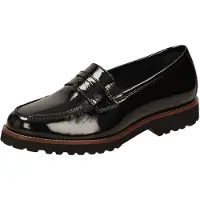 Sioux 6653 Instappers | Maat 6.5 Dames Zwart