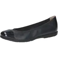 Caprice Ballerina's Loafer, slipper, feestdagsschoen met lakdetails