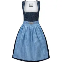 Stockerpoint Dirndl 'Dunja' blauw / navy