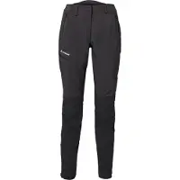 Vaude - Women's Elope Pants - Trekkingbroek 46 - Short, zwart/grijs