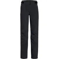 Vaude - Women's Elope Softshell Pants - Winterbroek 42 - Short, zwart
