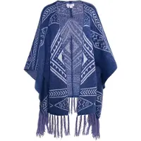 Usha Cape enziaan / wit