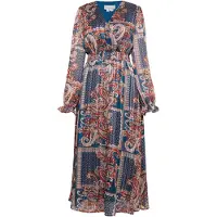 Usha Jurk blauw