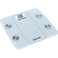Blaupunkt BSM711BT, vierkant, wit. Elektronische personenweegschaal
