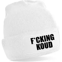 Beechfield F*cking Koud Warme Wintermuts | Beanie | Muts | Winter | Kou | Koud | Tekst | Cadeau | Apres Ski | Wintersport | Skimuts | Verzending binnen 24 uur!