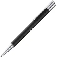 Lamy scala balpen 280 – van roestvrij staal – in matzwart, met draaisysteem, schrijfdikte M, grootvulling in zwart