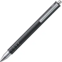 Lamy swift rollerball 334 Antrazit - gemaakt van roestvrij staal in matte lakafwerking - zonder dop met intrekbare clip - Incl. vulling M 66 B blauw