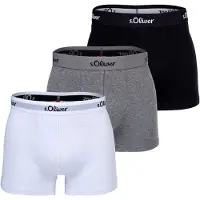 s.Oliver Boxershorts grijs gemêleerd / zwart / wit